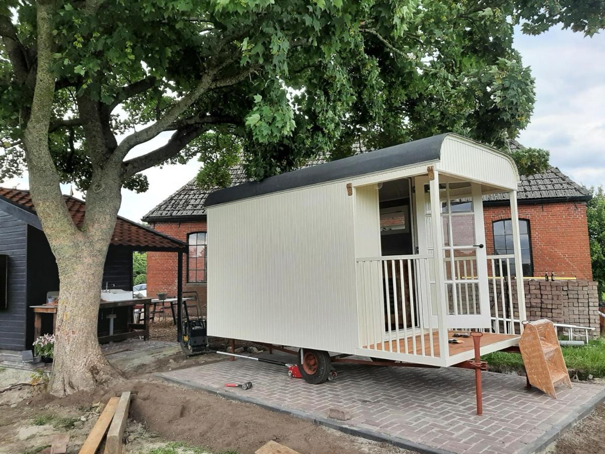 Glamping De Vrije Wind, Tentverhuur Houwerzijl Экстерьер фото